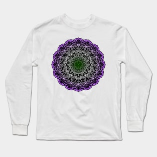 Genderqueer Pride Mandala Long Sleeve T-Shirt